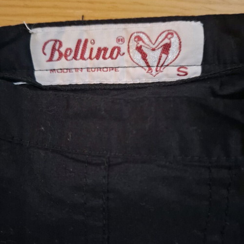 Bellino women's black skirt with ruffles like new, size S