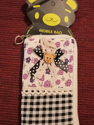 Mobile case for phone, MP3, MP4, PDA new with packaging 7x13.5 cm