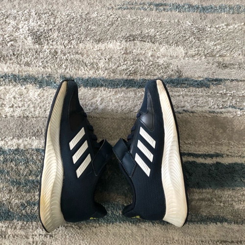 Adidas Runfalcon athletic shoes used, size 28, blue