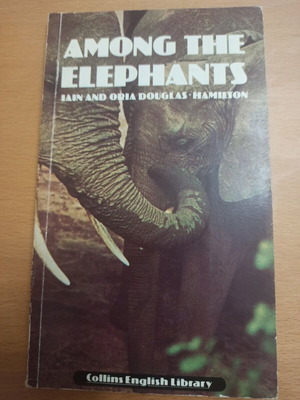 Among the Elephants book like new, English learning, Collins English Library