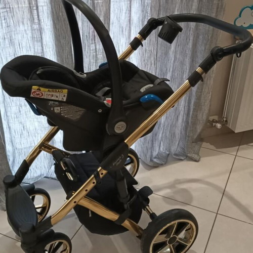 Baby Merc Faster 3 in 1 Limited Edition Black with Gold frame like new