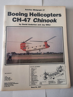 Aerofax Minigraph 27 Boeing Helicopters CH-47 Chinook book like new, English