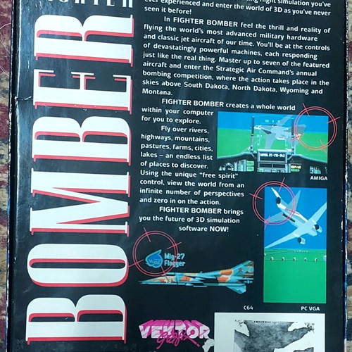 Fighter Bomber for Amiga used, box only
