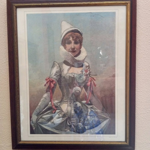 Watercolor painting unused, 57x47
