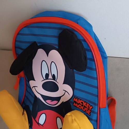 Mickey Mouse toddler bag used with 3D ears and feet