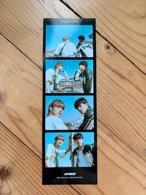 Ateez 3rd fanclub 4 cut photocard