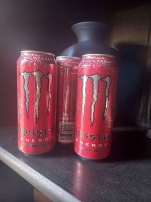Monster Ultra Red Zero Sugar πακέτο 3, καινούργιο