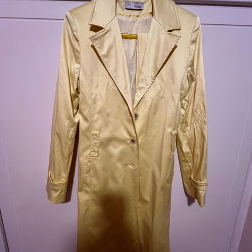 Ysatis yellow coat like new, size M