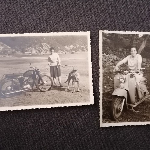 Motorcycle photos used, set of 2