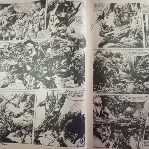 Conan the Barbarian No 5 comic magazine used, Greek edition 1985