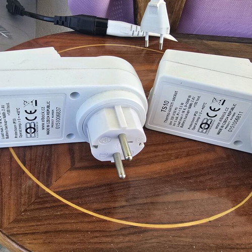 Elektrobock TS10 digital plug thermostats used, pack of 2