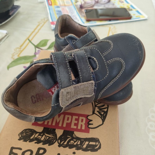 Camber kids shoes size 29 like new, blue and brown casual