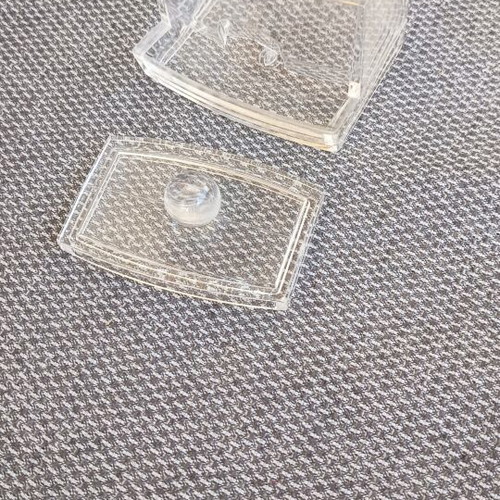Acrylic transparent cotton swab holder
