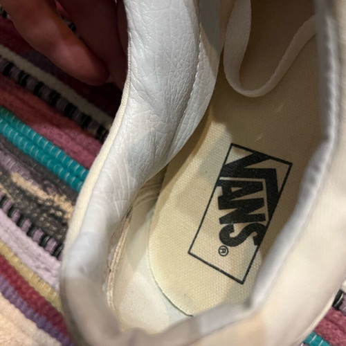 Vans Old Skool men's low sneakers white cream like new size 45