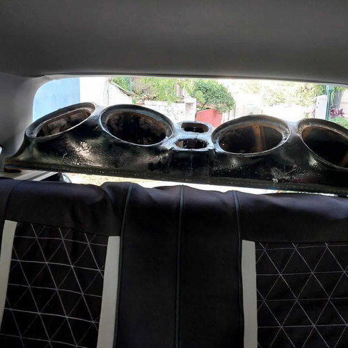 Handmade car speaker panel 4+2 for 8-inch speakers and 2 horns