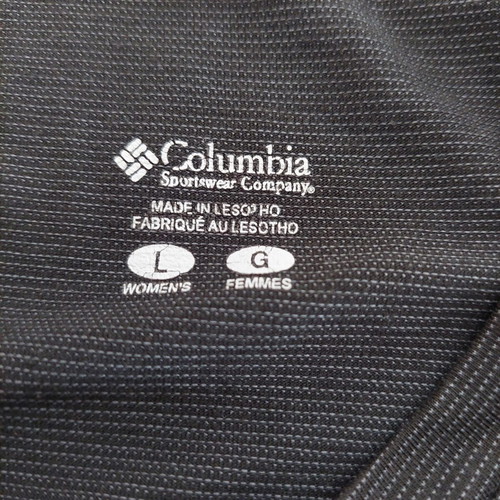 Columbia GRT women's charcoal athletic t-shirt large like new