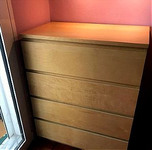 Συρταριέρα με 4 συρτάρια IKEA MALM