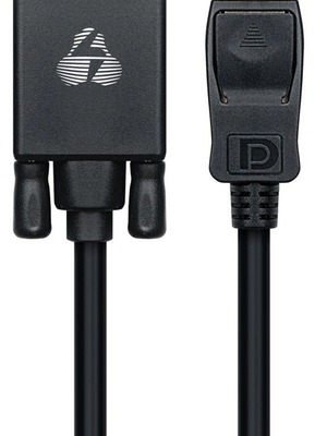 Powertech καλώδιο DisplayPort σε VGA CAB-DP056 1.8m 1080p μαύρο άθικτο στη συσκευασία