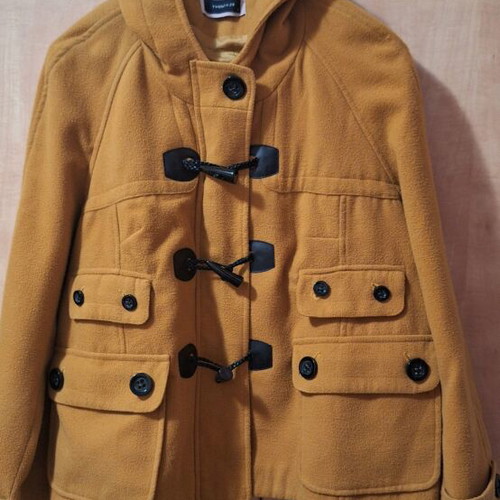 Women's coat with hood camel size M like new