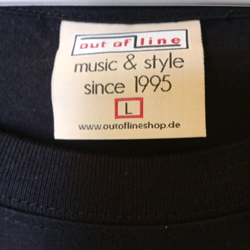 Ost+Front t-shirt collectible, size L, like new, black