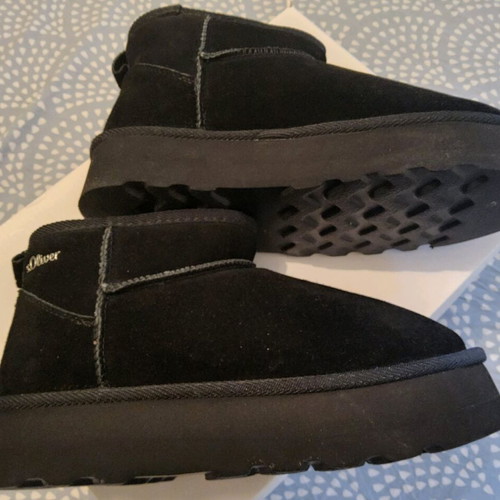 S.Oliver women's boots black like new size 37-38