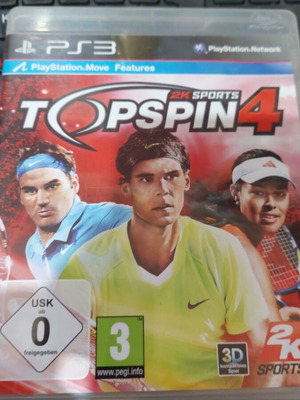 Top Spin 4 PlayStation 3 like new