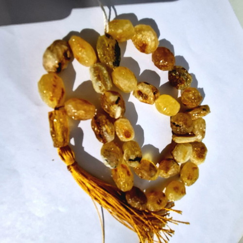 Baltic Amber Komboloi handmade, 30 gr