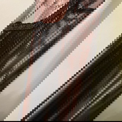 Karen Millen formal dress used, size M, beige