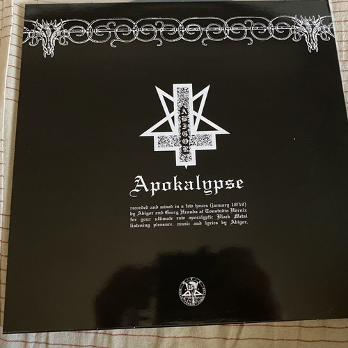 Abigor Apocalypse MLP etched black metal vinyl new