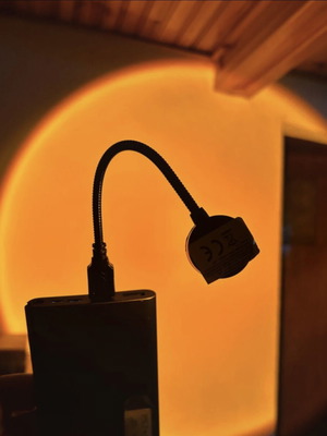 USB προβολέας ηλιοβασιλέματος LED με ουράνιο τόξο, μπλε και ατμόσφαιρα ηλιοβασιλέματος