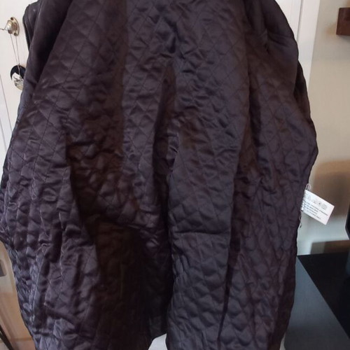 Sky Hawk women's leather jacket Large like new, brown