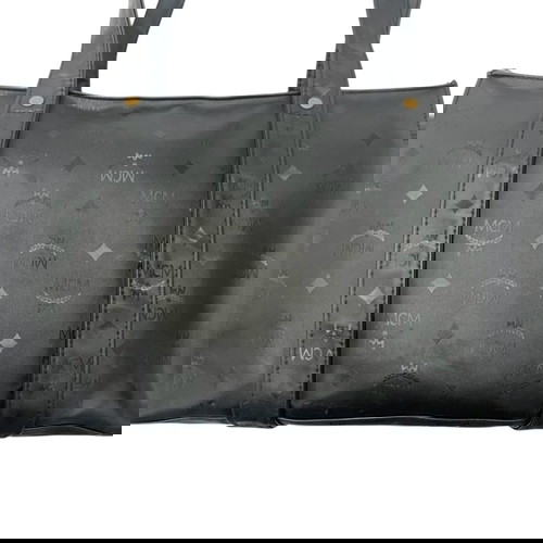MCM Черна Винтидж Чанта за Рамо Употребявана