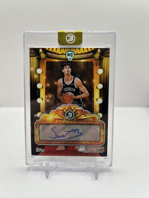 2026 Topps 3 Ben Saraf RC Auto card like new
