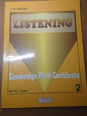 Listening FCE English language learning book like new