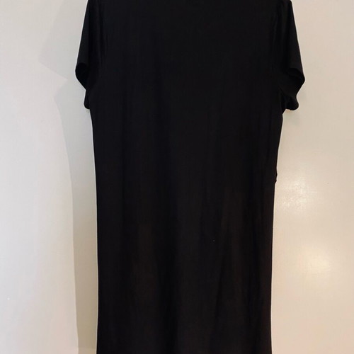 Pull&Bear long T-shirt with side slits, suede texture, like new