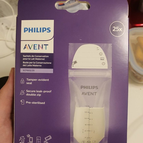 Philips Avent breast milk storage bags, pack of 16