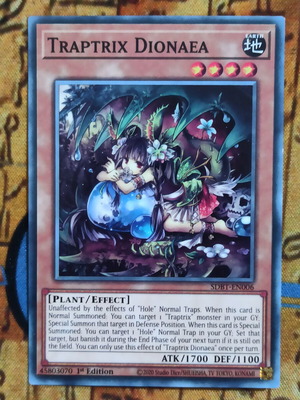 Traptrix Dionaea Effect Monster κάρτα Yu-Gi-Oh! σαν καινούργιο