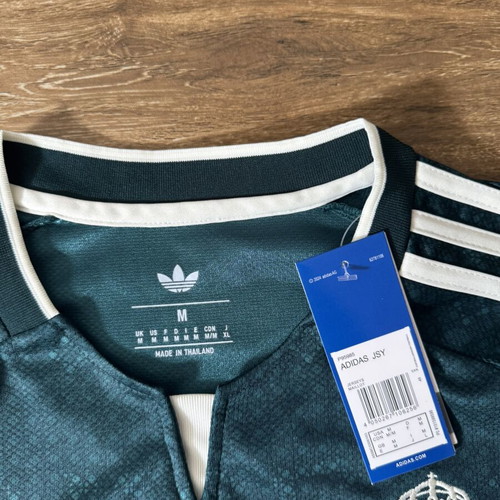 Adidas Real Madrid jersey, green, size M