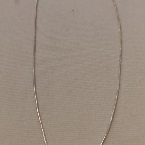 Necklace with silver pearl pendant made of stainless steel new