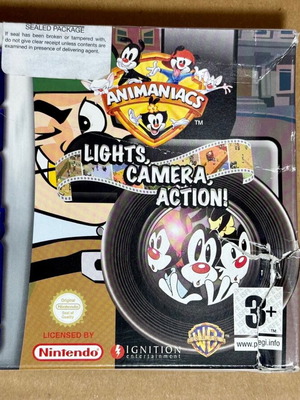 Παιχνίδι Game Boy Advance SP Animaniacs Lights Camera Action! σφραγισμένο