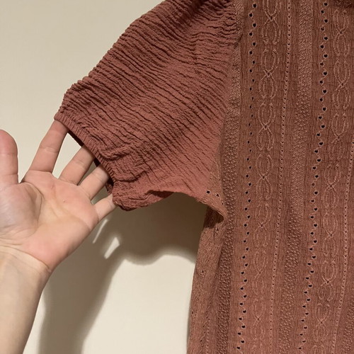 Mango blouse like new, pink, size S