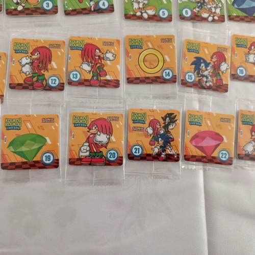 Sonic Koukouroukou Stickers New Pack of 23 Sealed