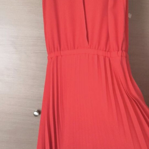Devotion summer dress with pleated skirt, front and back opening, like new, size S