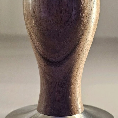Coffee tamper 58mm with wooden handle and stainless steel new