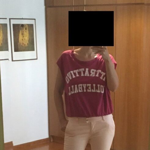 Toi Moi light pink pants used, size S