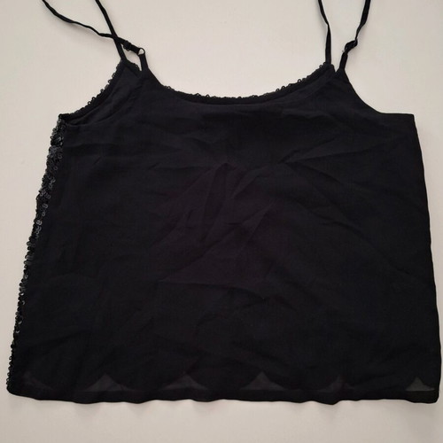 Tally Weijl sequin top like new, black, size 36 (S)