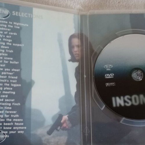 Insomnia DVD used with Greek subtitles