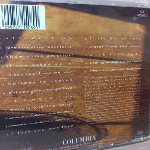 Celine Dion music CD used, pop