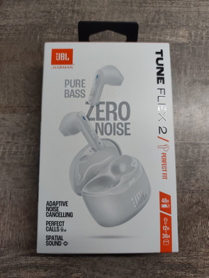 JBL Tune Flex 2 Earbud Bluetooth Handsfree New with Sweat Resistance and Charging Case