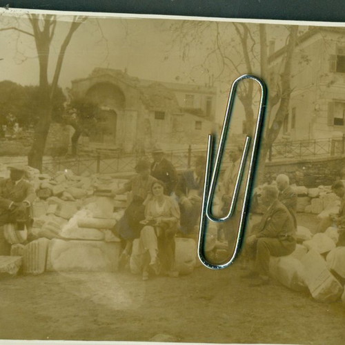 Φωτογραφία αλμπουμίνα Αθήνα Αρχαίο Θέατρο Διονύσου 1917 σαν καινούργιο, 8x11 εκ.